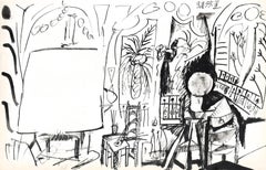 Vintage Picasso, 3.11.55, Carnet de la Californie (Cramer 101) (after)