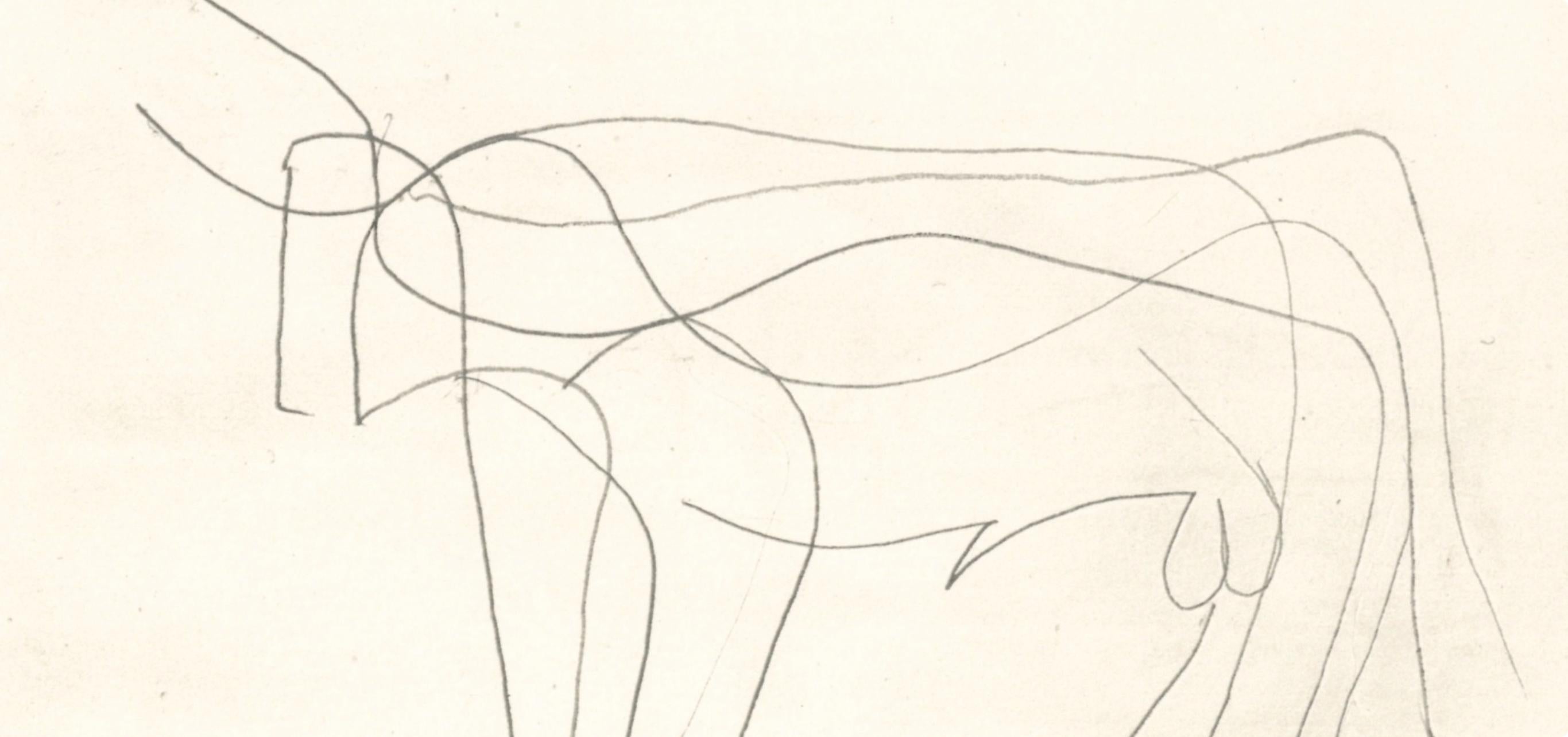 Picasso, 3.5.64. (Cramer 148), Le Goût du Bonheur (after) - Print by Pablo Picasso