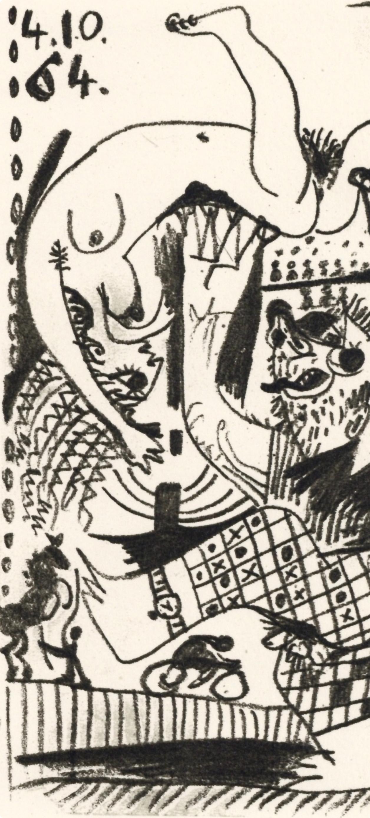 Picasso, 4.10.64. (Cramer 148), Le Goût du Bonheur (after) - Print by Pablo Picasso