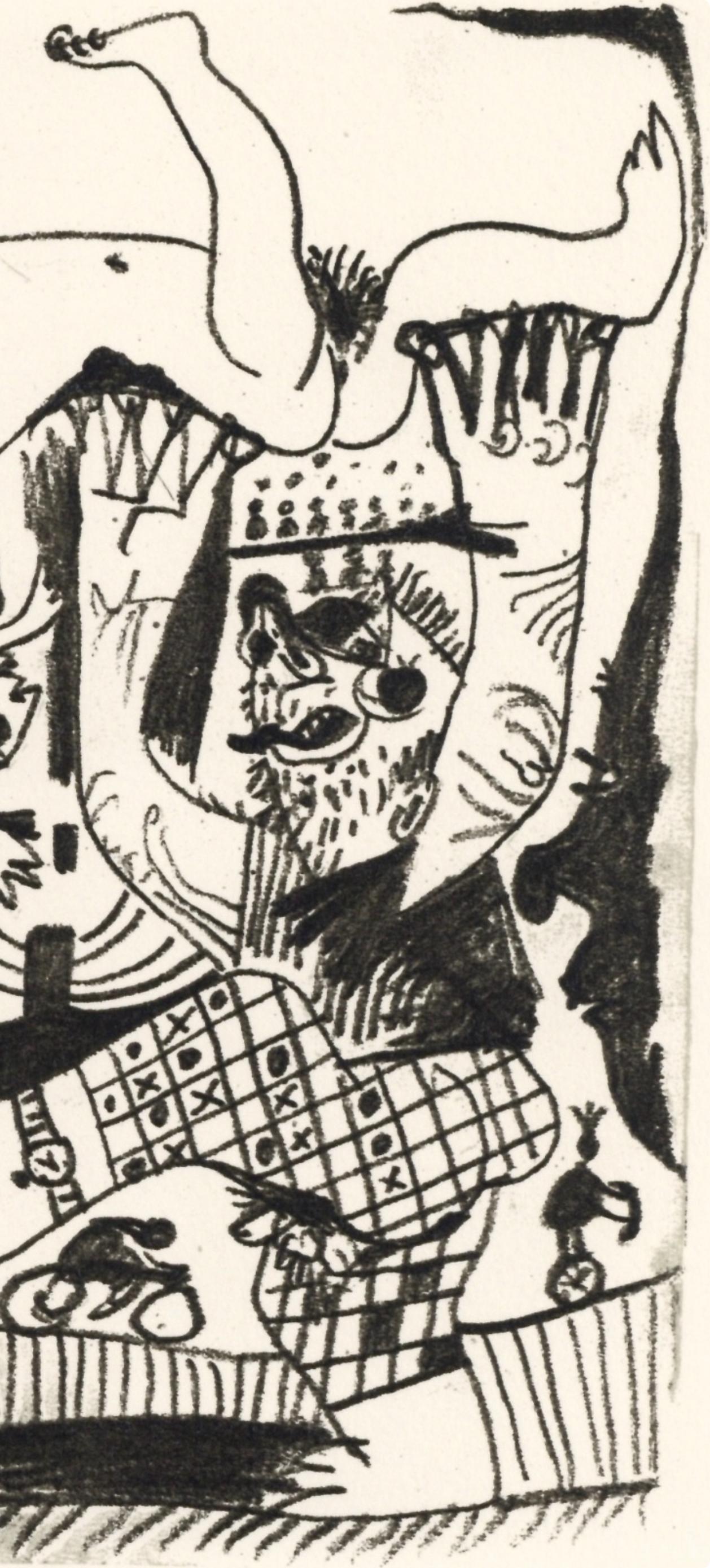 Picasso, 4.10.64. (Cramer 148), Le Goût du Bonheur (after) - Cubist Print by Pablo Picasso