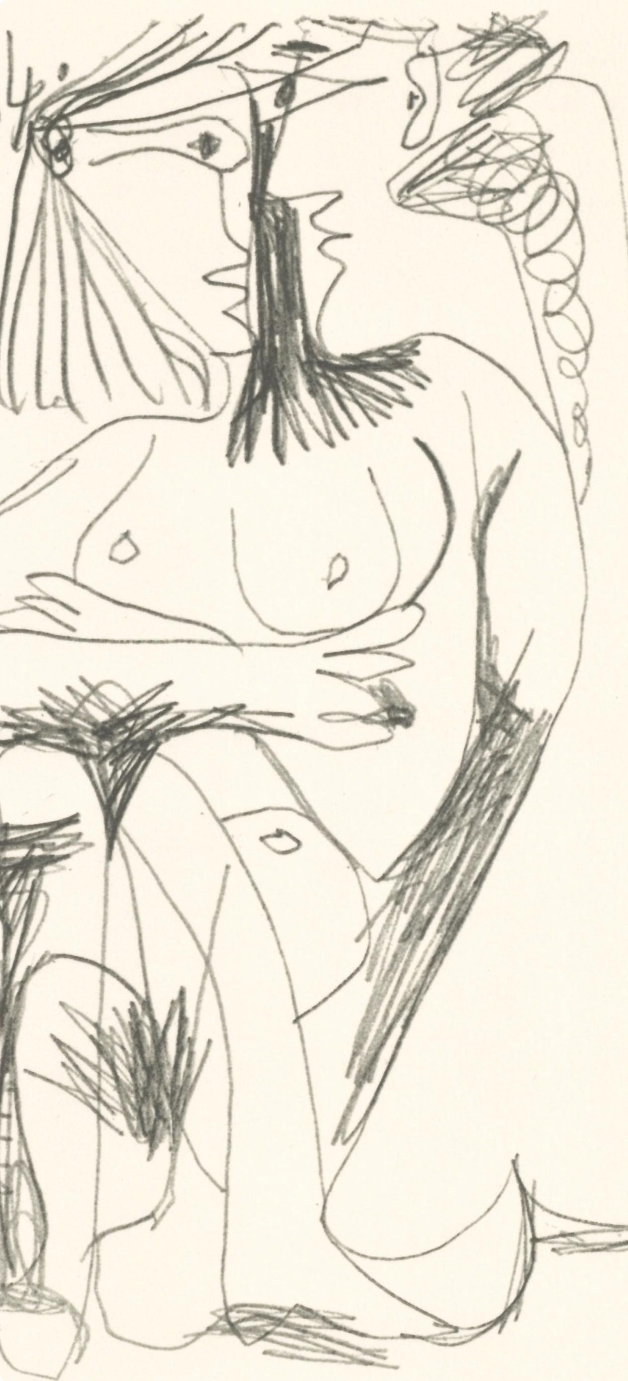 Picasso, 4.5.64. I (Cramer 148), Le Goût du Bonheur (after) - Print by Pablo Picasso