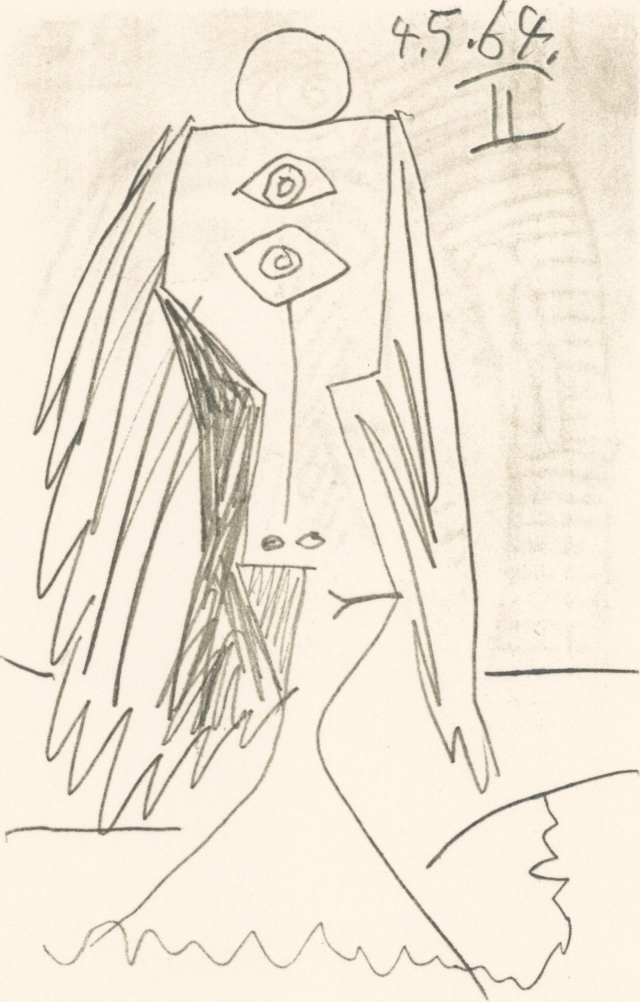 Picasso, 4.5.64. II (Cramer 148), Le Goût du Bonheur (after)