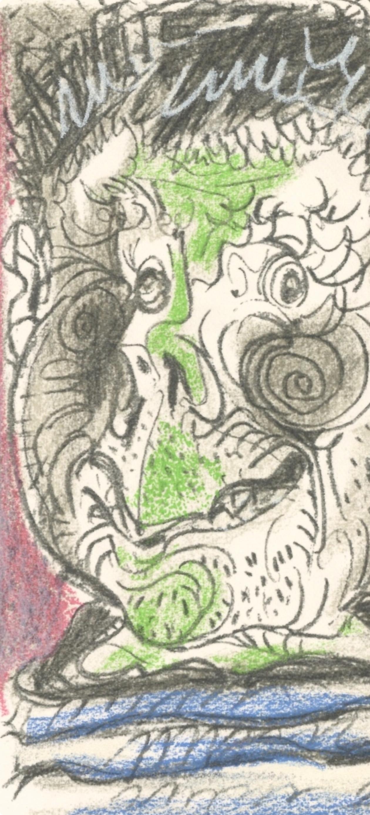 Picasso, 6.10.64. III (Cramer 148), Le Goût du Bonheur (after) - Print by Pablo Picasso