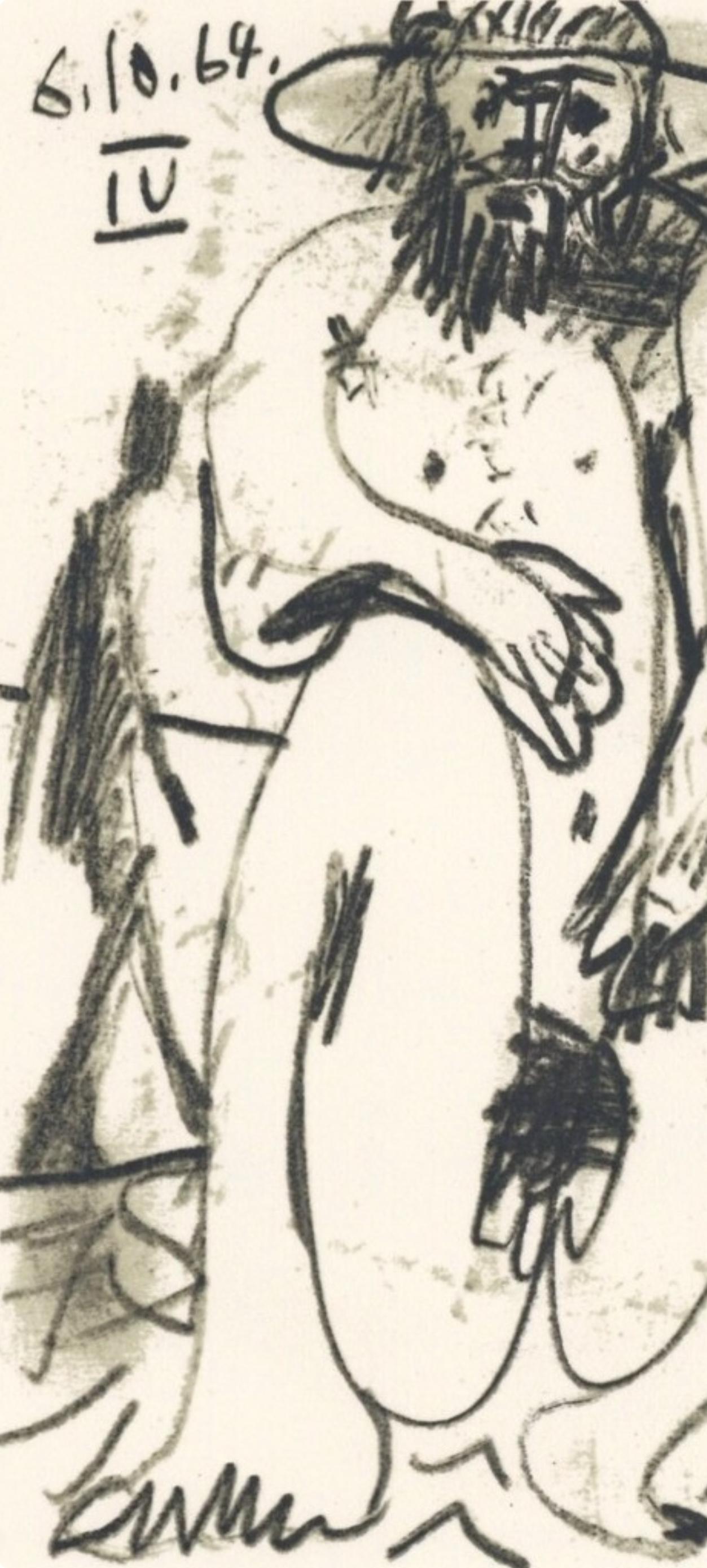 Picasso, 6.10.64. IV (Cramer 148), Le Goût du Bonheur (after) - Cubist Print by Pablo Picasso