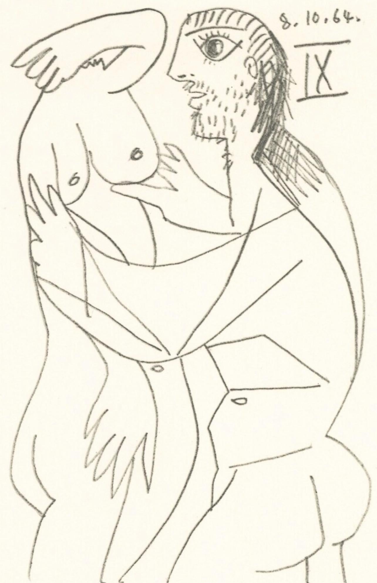 Picasso, 8.10.64. IX (Cramer 148), Le Goût du Bonheur (after)