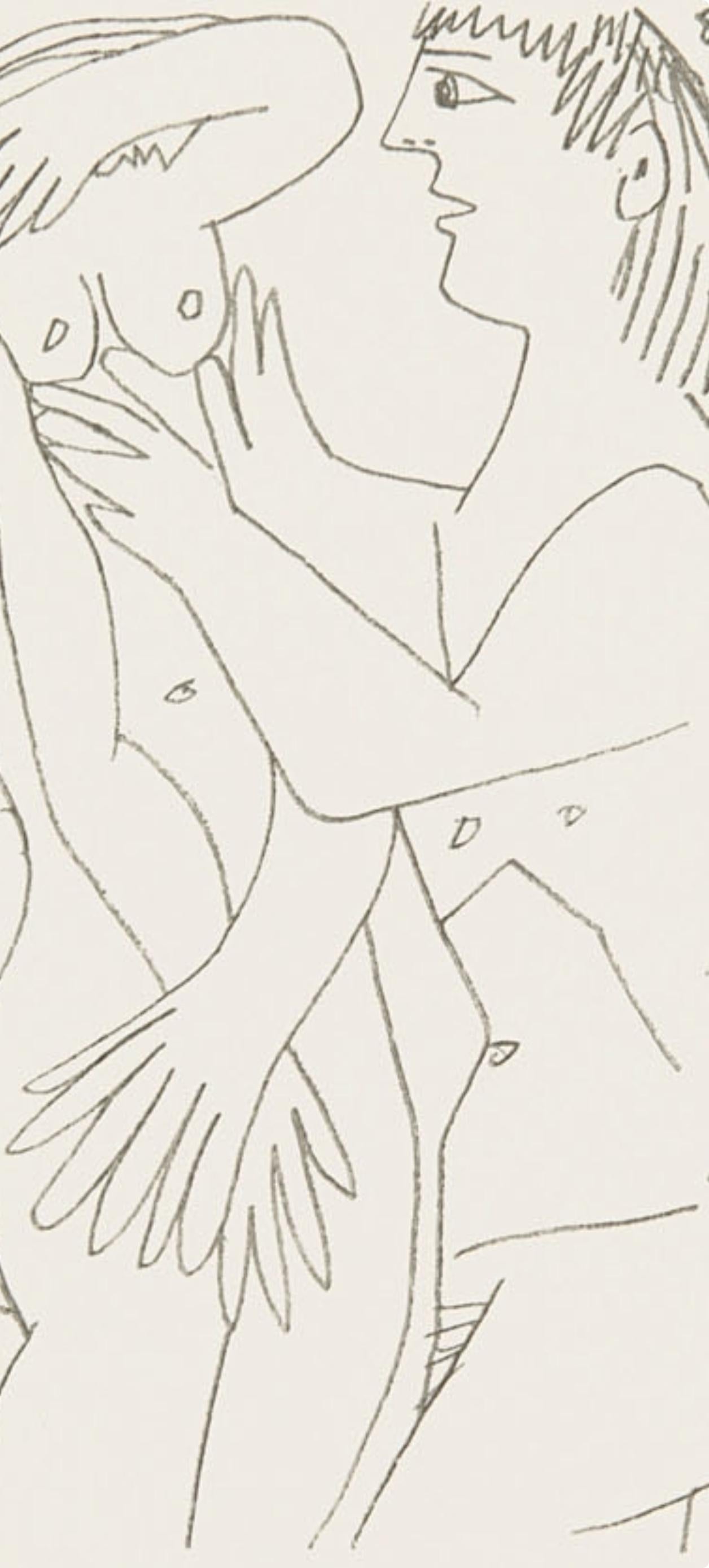 Picasso, 8.10.64. VII (Cramer 148), Le Goût du Bonheur (nach) – Print von Pablo Picasso