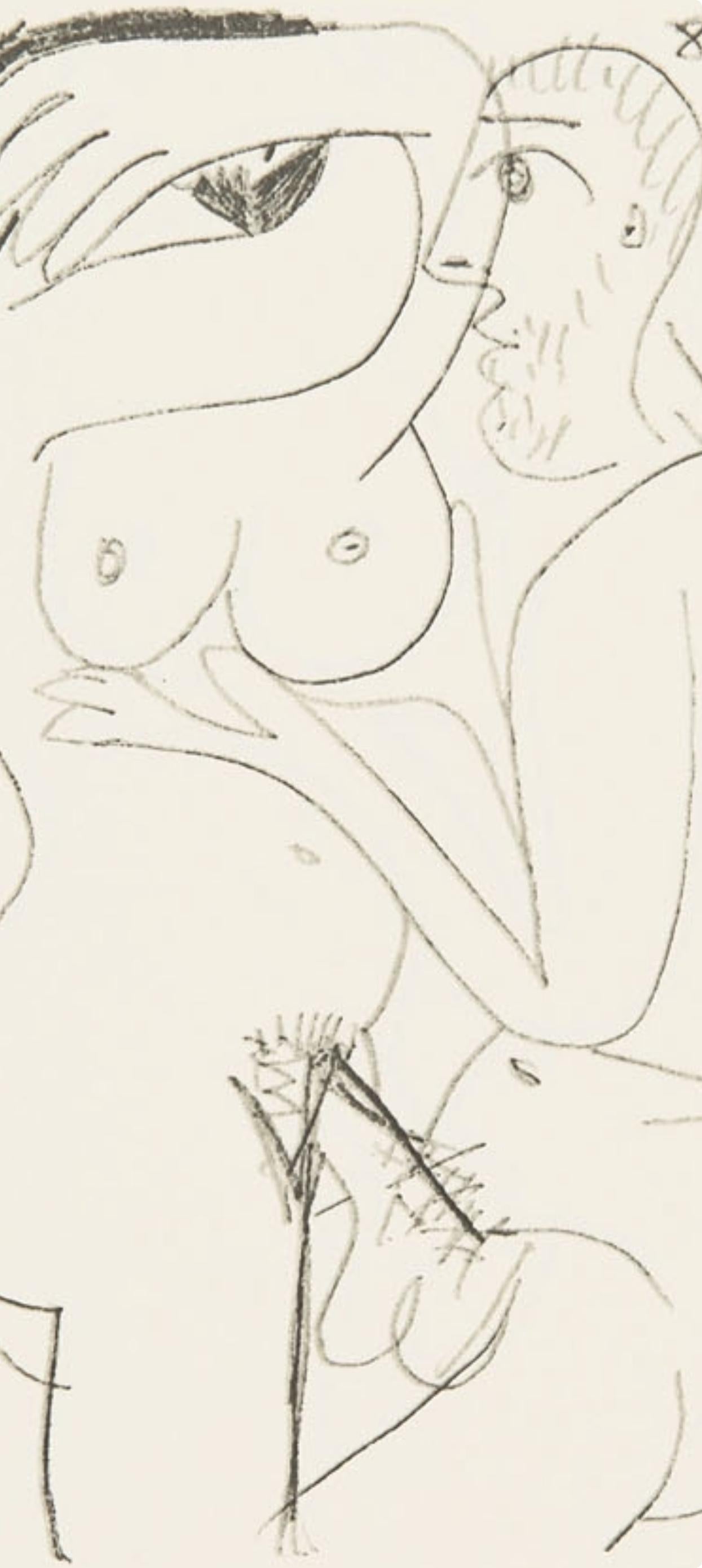 Picasso, 8.10.64. VIII (Cramer 148), Le Goût du Bonheur (after) - Print by Pablo Picasso