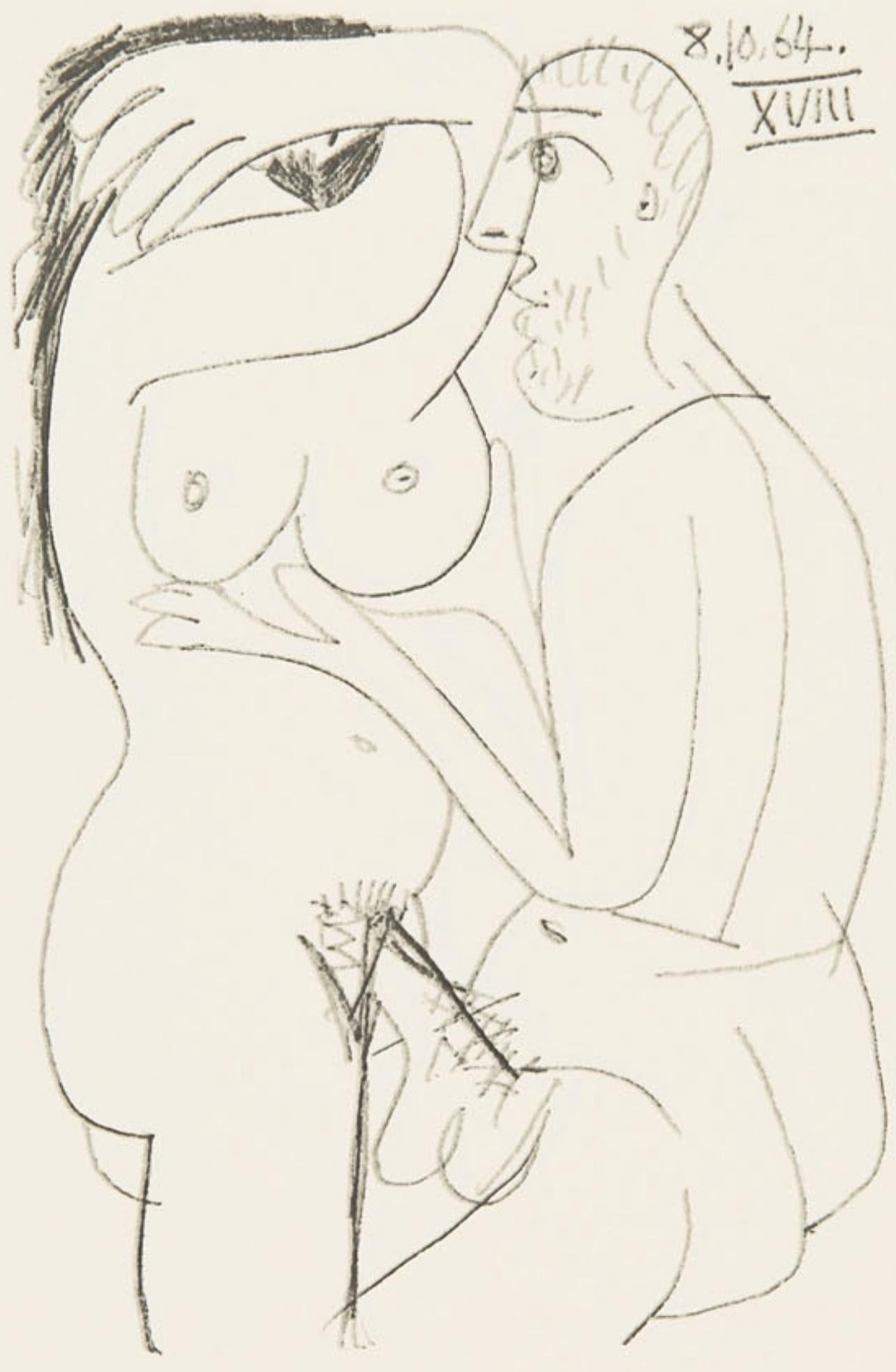 Picasso, 8.10.64. VIII (Cramer 148), Le Goût du Bonheur (after)