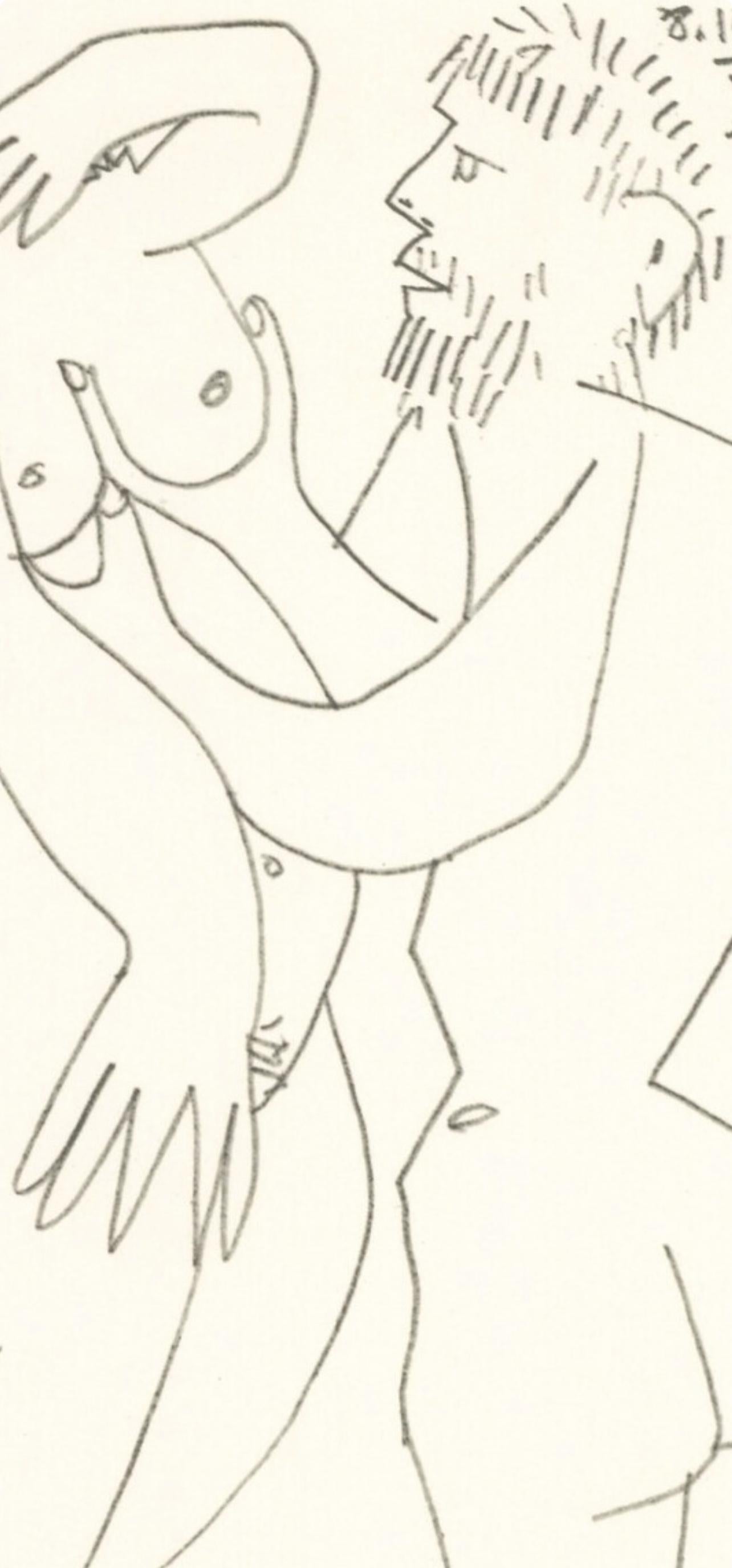 Picasso, 8.10.64. X (Cramer 148), Le Goût du Bonheur (after) - Print by Pablo Picasso