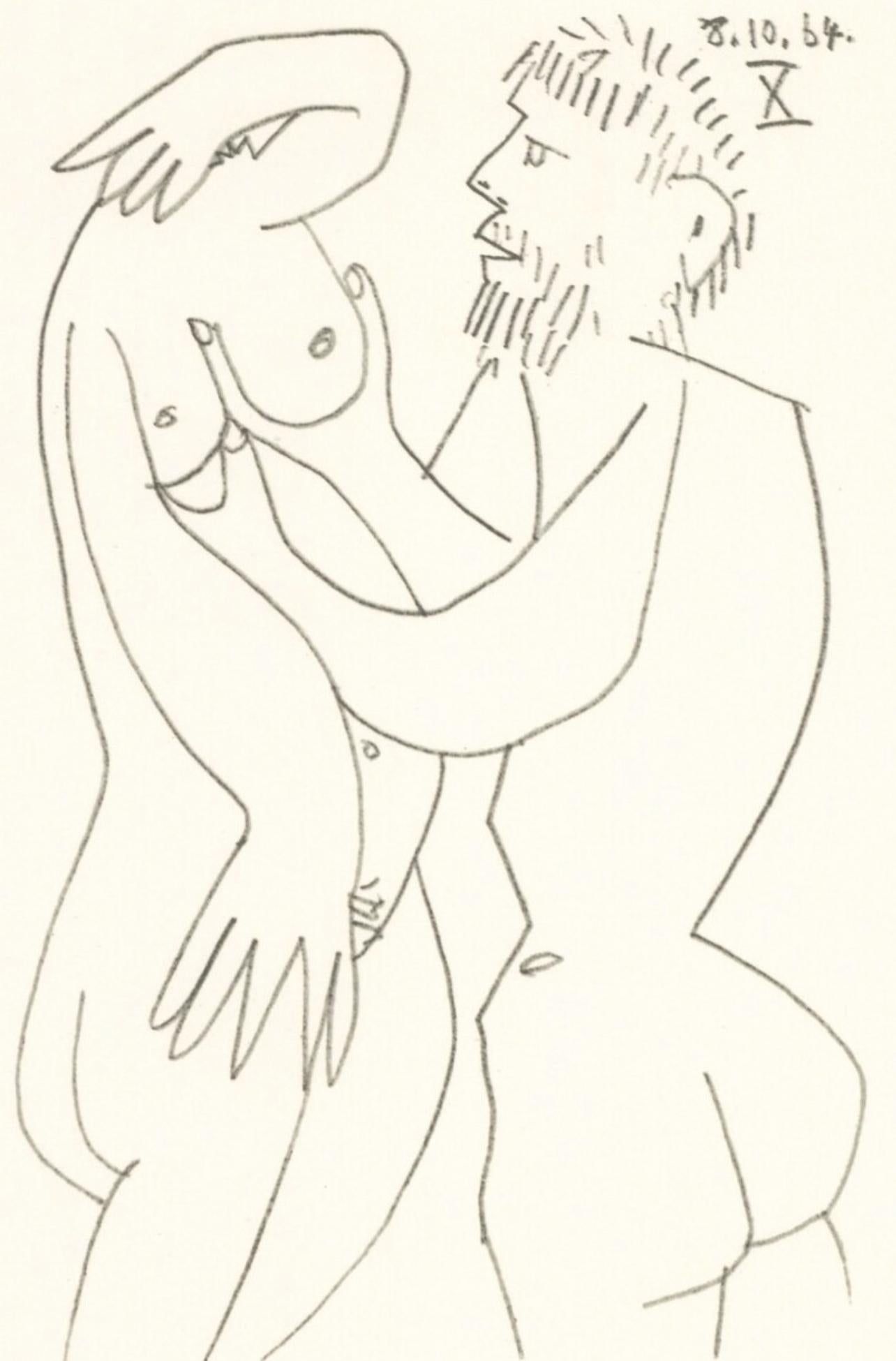 Picasso, 8.10.64. X (Cramer 148), Le Goût du Bonheur (after)
