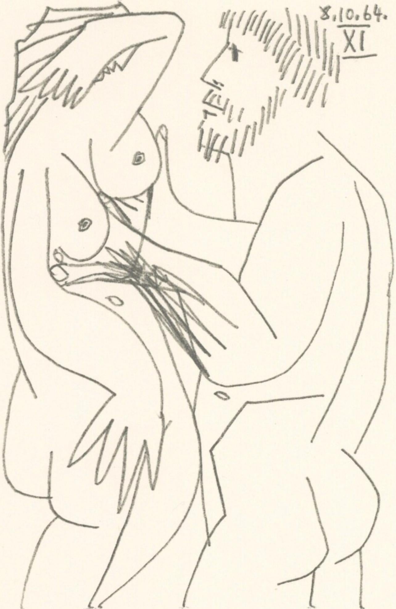 Picasso, 8.10.64. XI (Cramer 148), Le Goût du Bonheur (after)