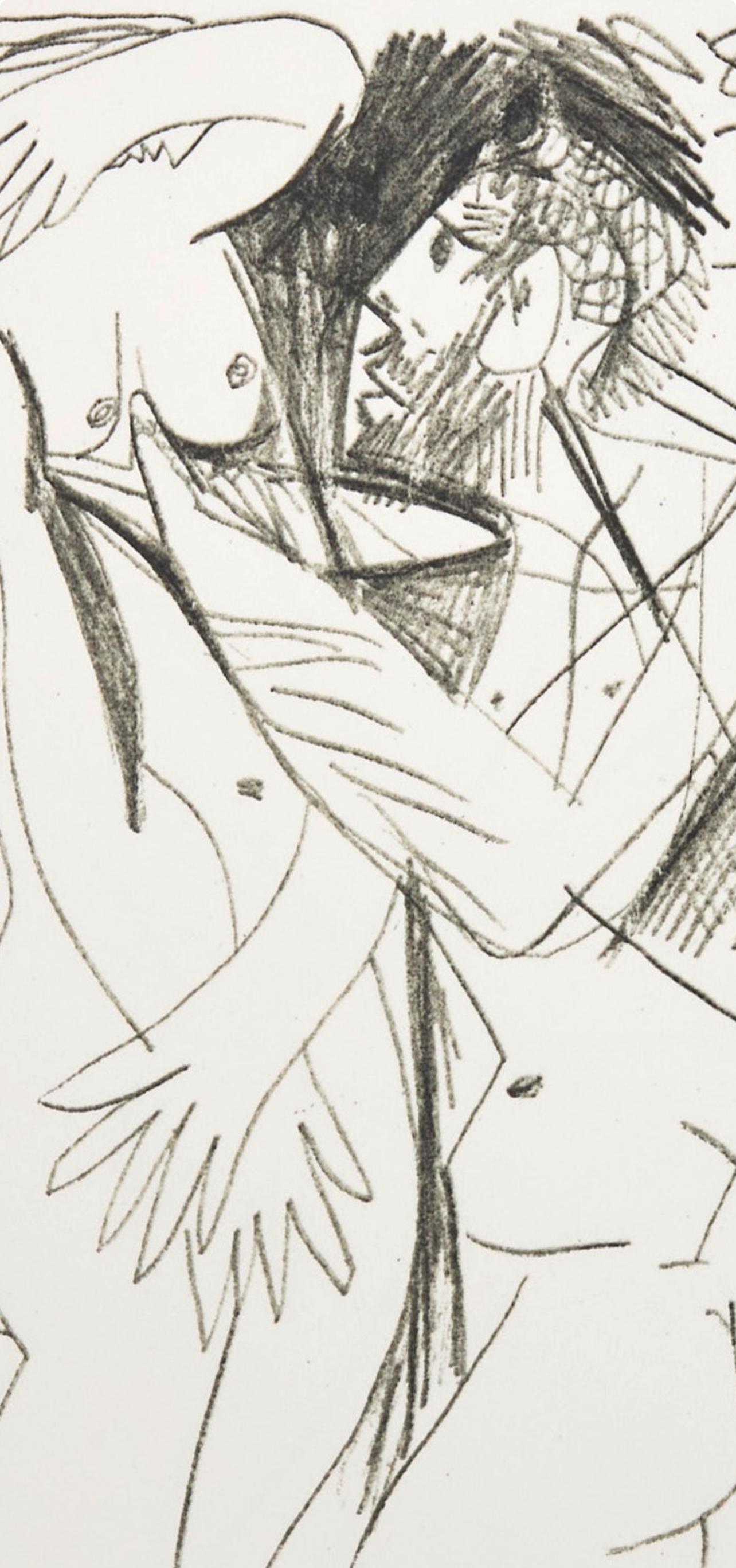 Picasso, 8.10.64. XIII (Cramer 148), Le Goût du Bonheur (after) - Print by Pablo Picasso