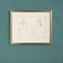 Picasso and the Human Comedy, Verve Lithograph Print, 1954 Original lithograph
