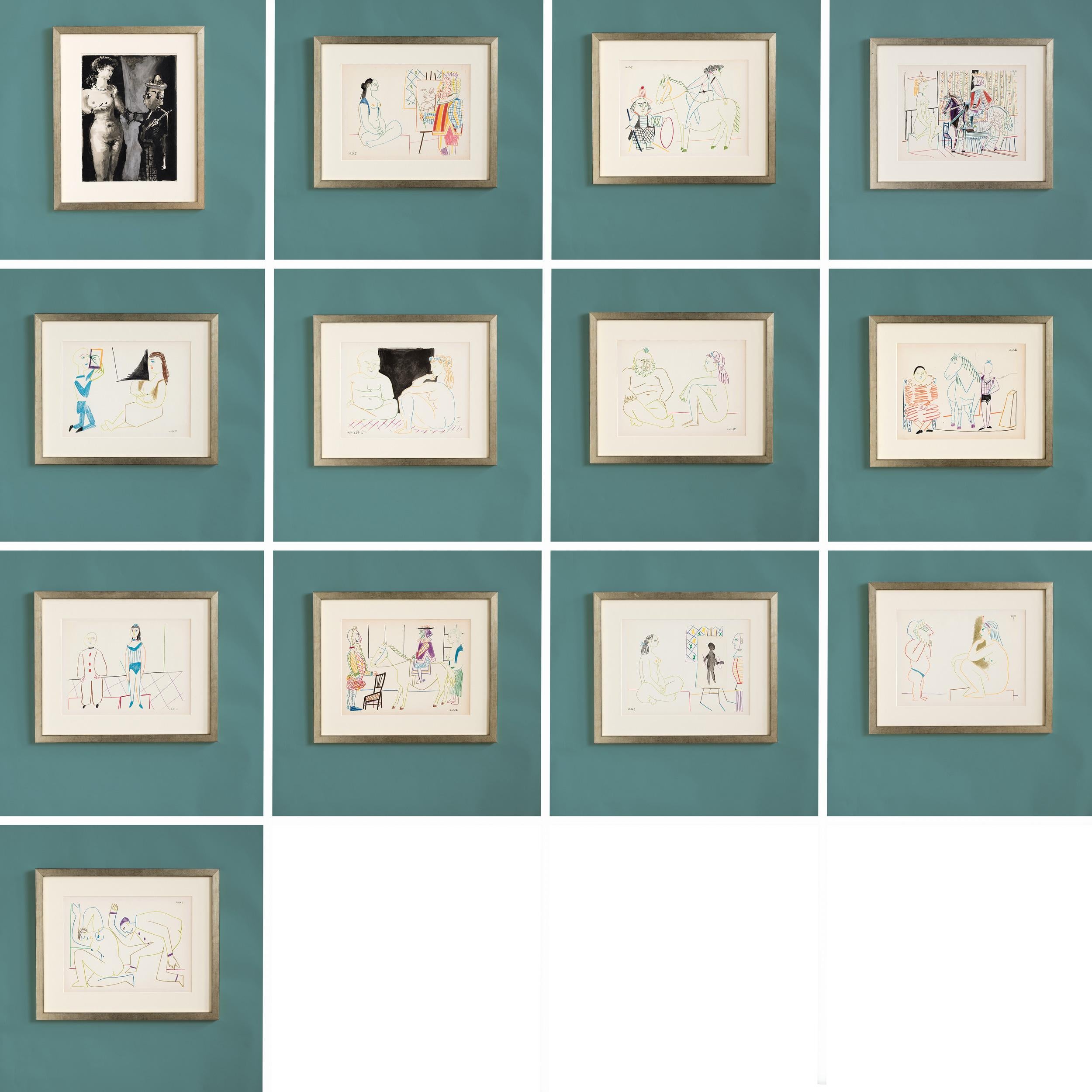 Picasso and the Human Comedy, Verve Lithograph Print, 1954 Original lithographs en vente 1