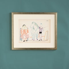 Picasso and the Human Comedy, Verve Lithograph Print, 1954 Oringinal Lithograph