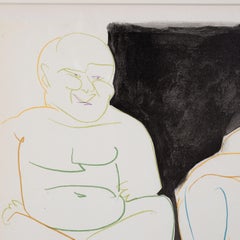 Picasso y la comedia humana, litografía de Verve, 1954