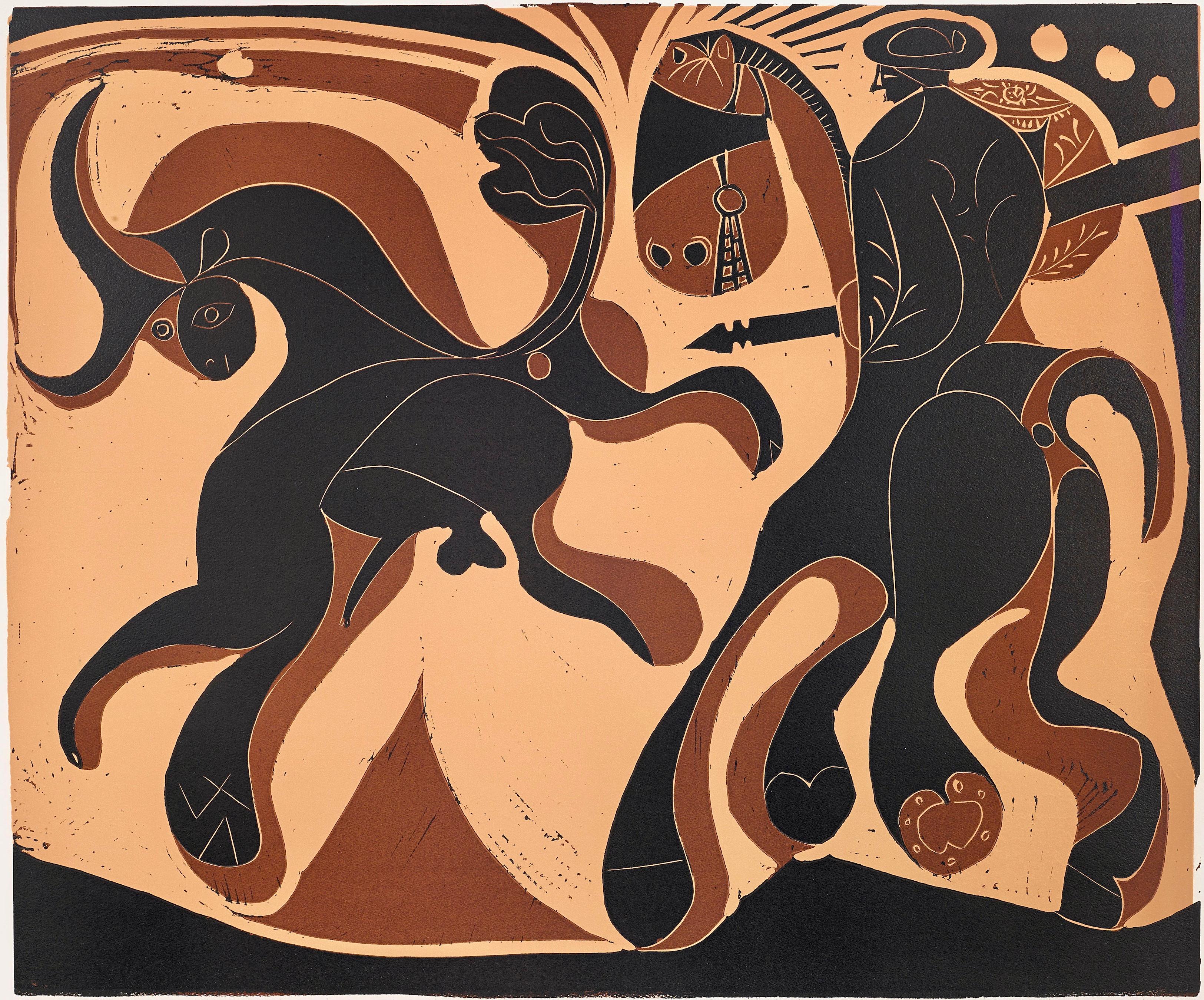 Picasso, Après le pique (Orozco 214), Grabados al linóleo (nach)