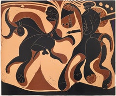 Picasso, Après le pique (Orozco 214), Grabados al linóleo (after)