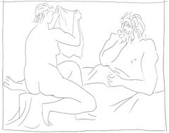 Picasso, Arachnée montrant son travail, Les Métamorphoses (after)