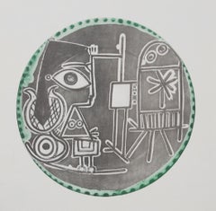 Picasso A Ritmo/Columbus - Pablo Picasso - Litografía