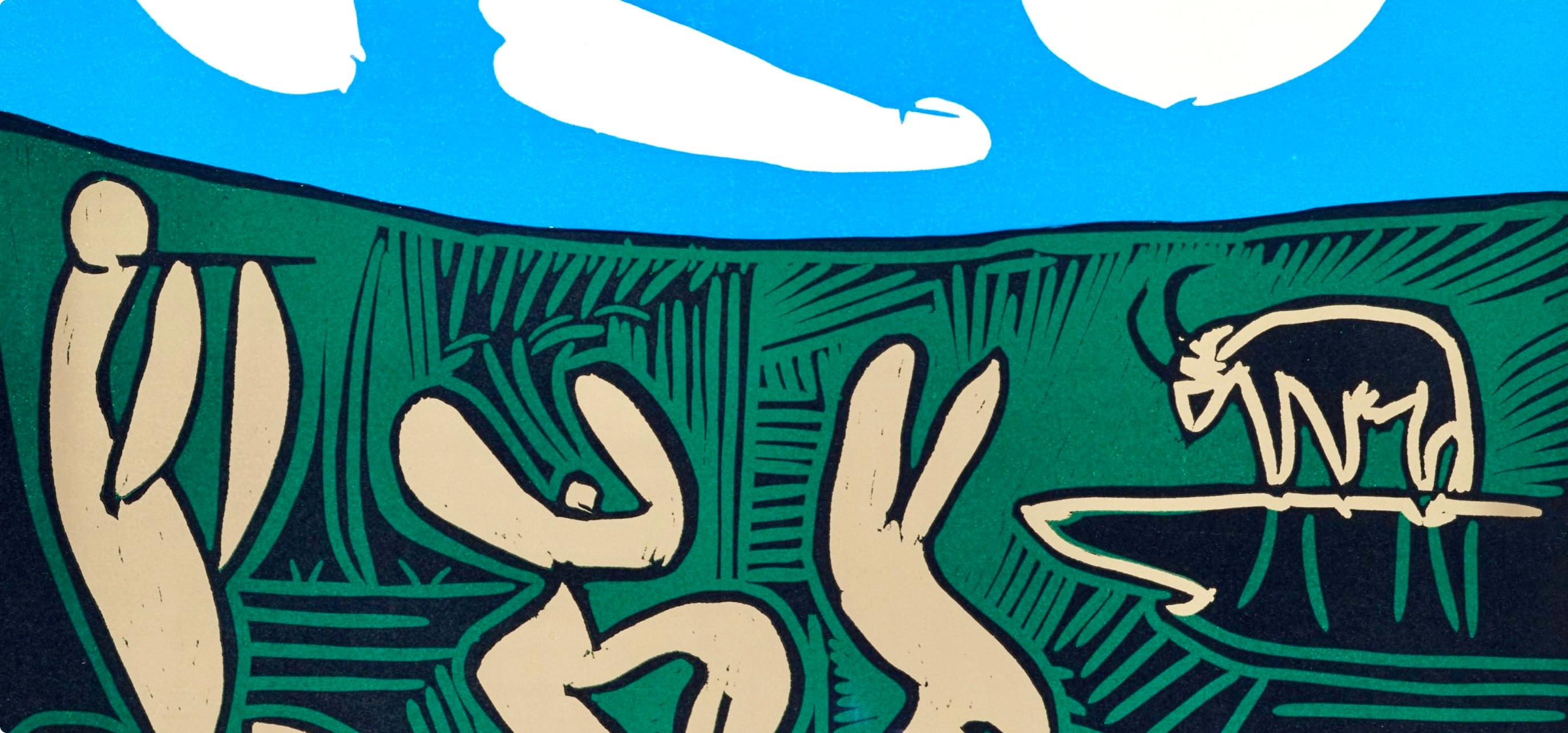 Picasso, Bacchanale à l'acrobate (Orozco 214), Grabados al linóleo (after) - Print by Pablo Picasso