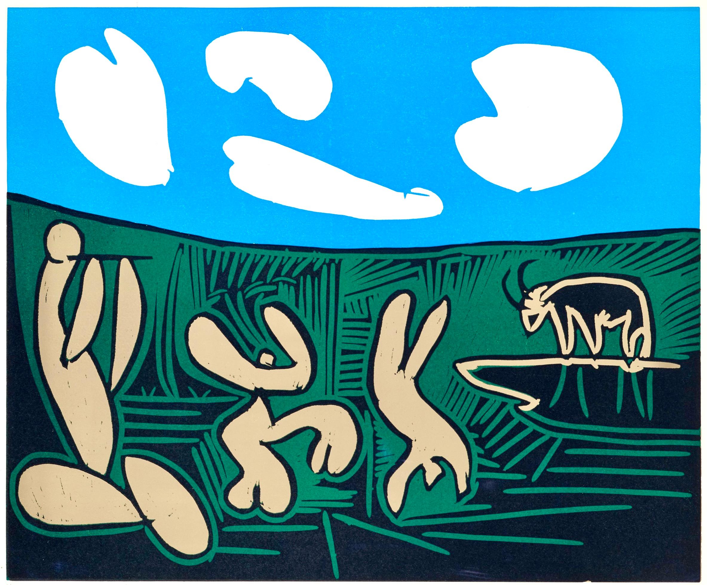 Picasso, Bacchanale à l'acrobate (Orozco 214), Grabados al linóleo (después)