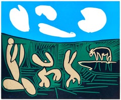 Picasso, Bacchanale à l'acrobate (Orozco 214), Grabados al linóleo (después)