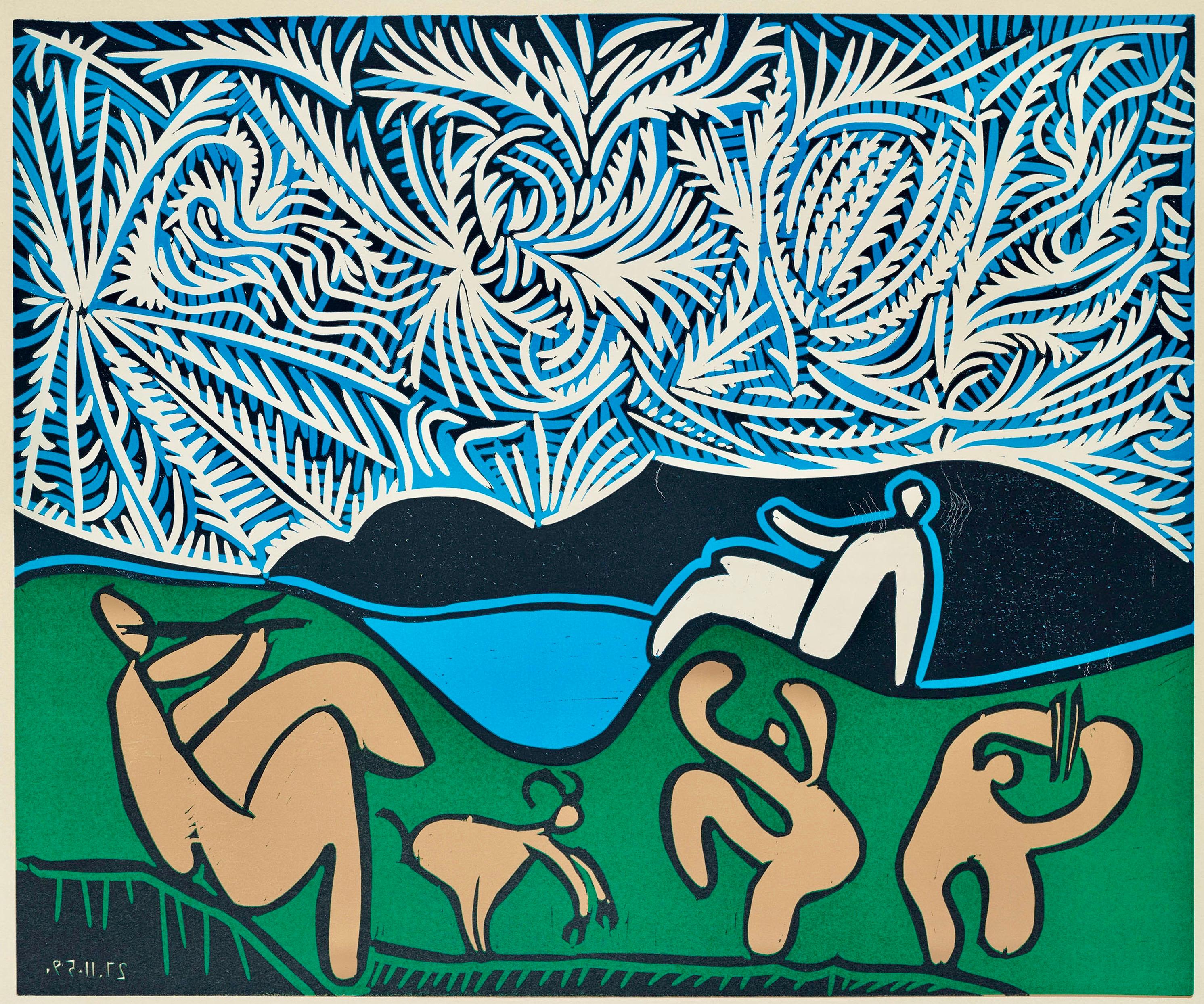 Picasso, Bacchanale (Orozco 214), Grabados al linóleo (nach)