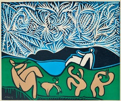 Picasso, Bacchanale (Orozco 214), Grabados al linóleo (d'après)