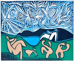 Picasso, Bacchanale (Orozco 214), Grabados al linóleo (after)