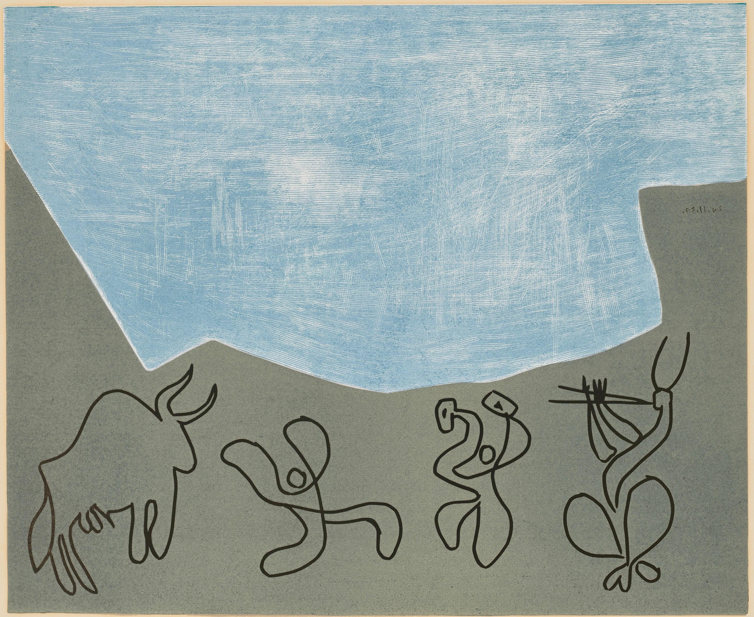Picasso, Bacchanale (Orozco 214), Grabados al linóleo (d'après)