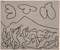 Picasso, Bacchanale (Orozco 214), Grabados al linóleo (d'après)
