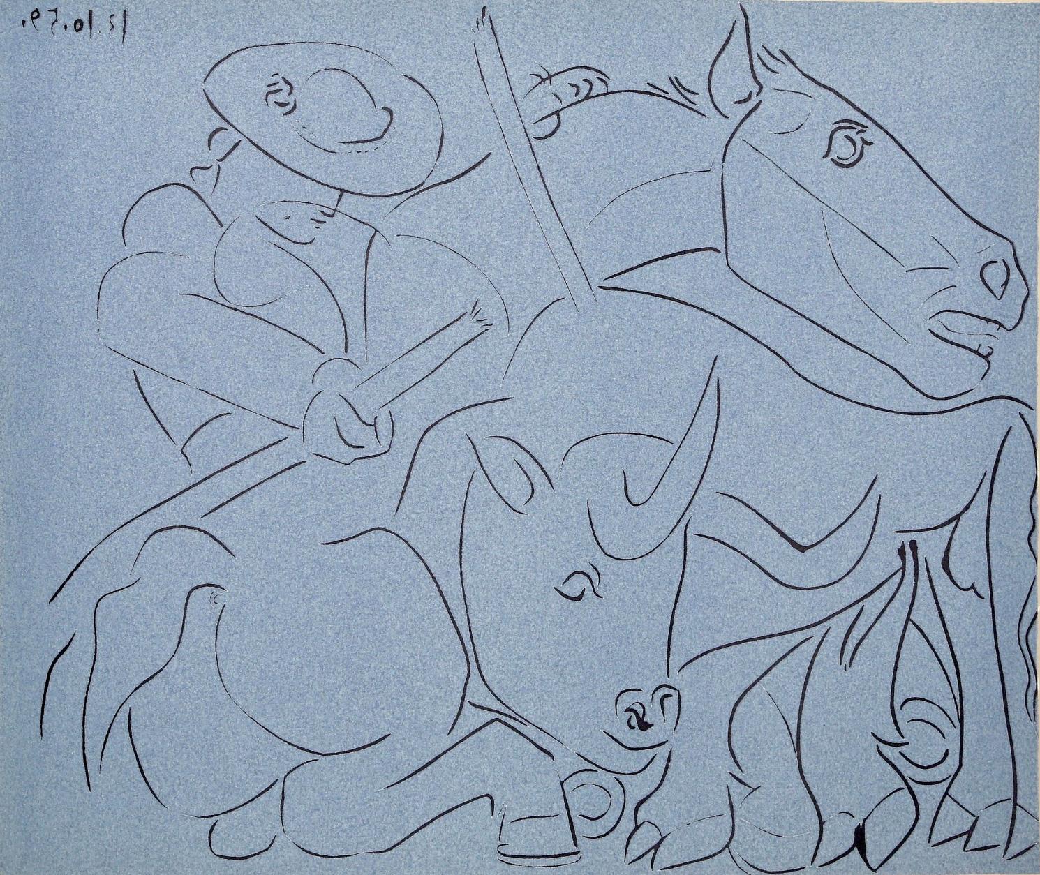 Picasso, Broken Lance, Pablo Picasso-Linogravures (après)