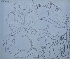 Vintage Picasso, Broken Lance, Pablo Picasso-Linogravures (after)