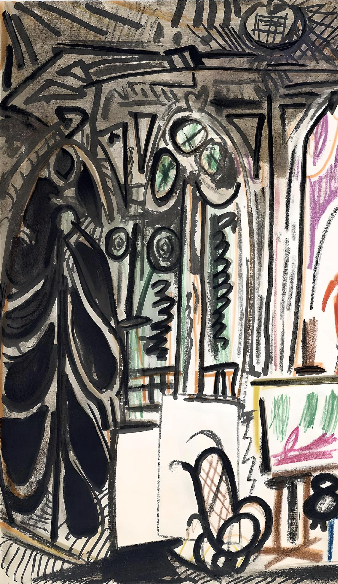 Picasso, Carnet de la Californie (Cramer 101), après - Cubisme Print par Pablo Picasso