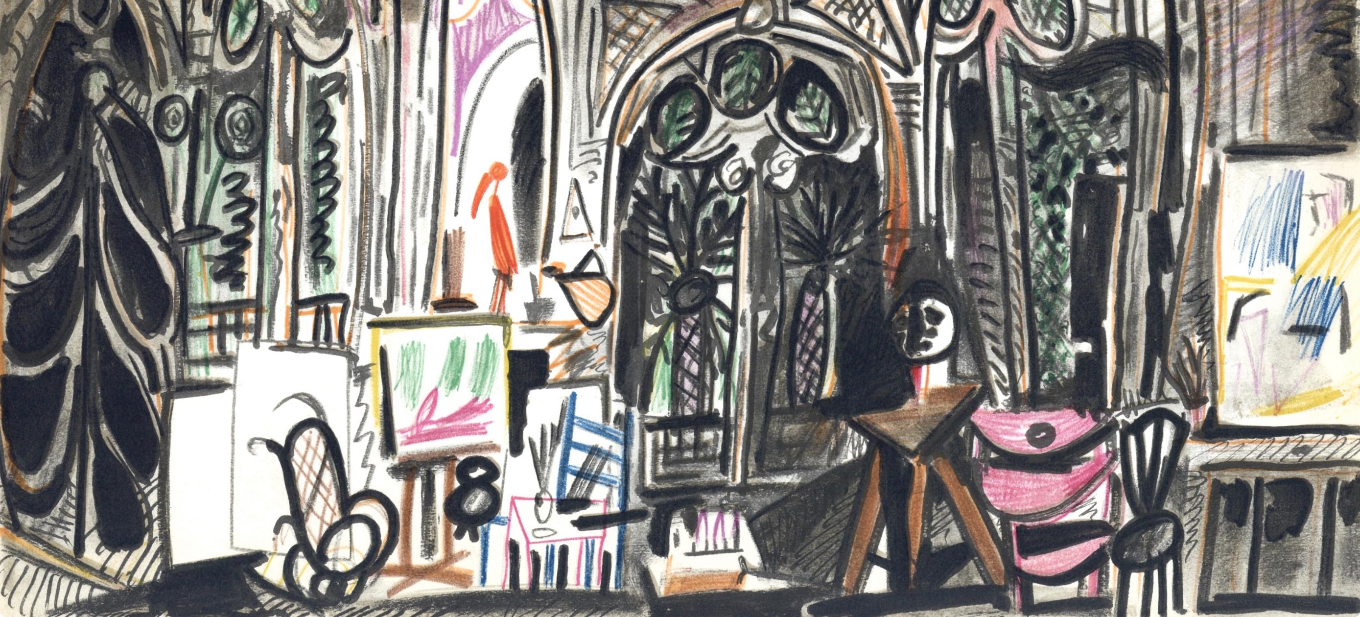 Picasso, Carnet de la Californie I (Bloch/Livres 94; Cramer 101) (after) - Print by Pablo Picasso
