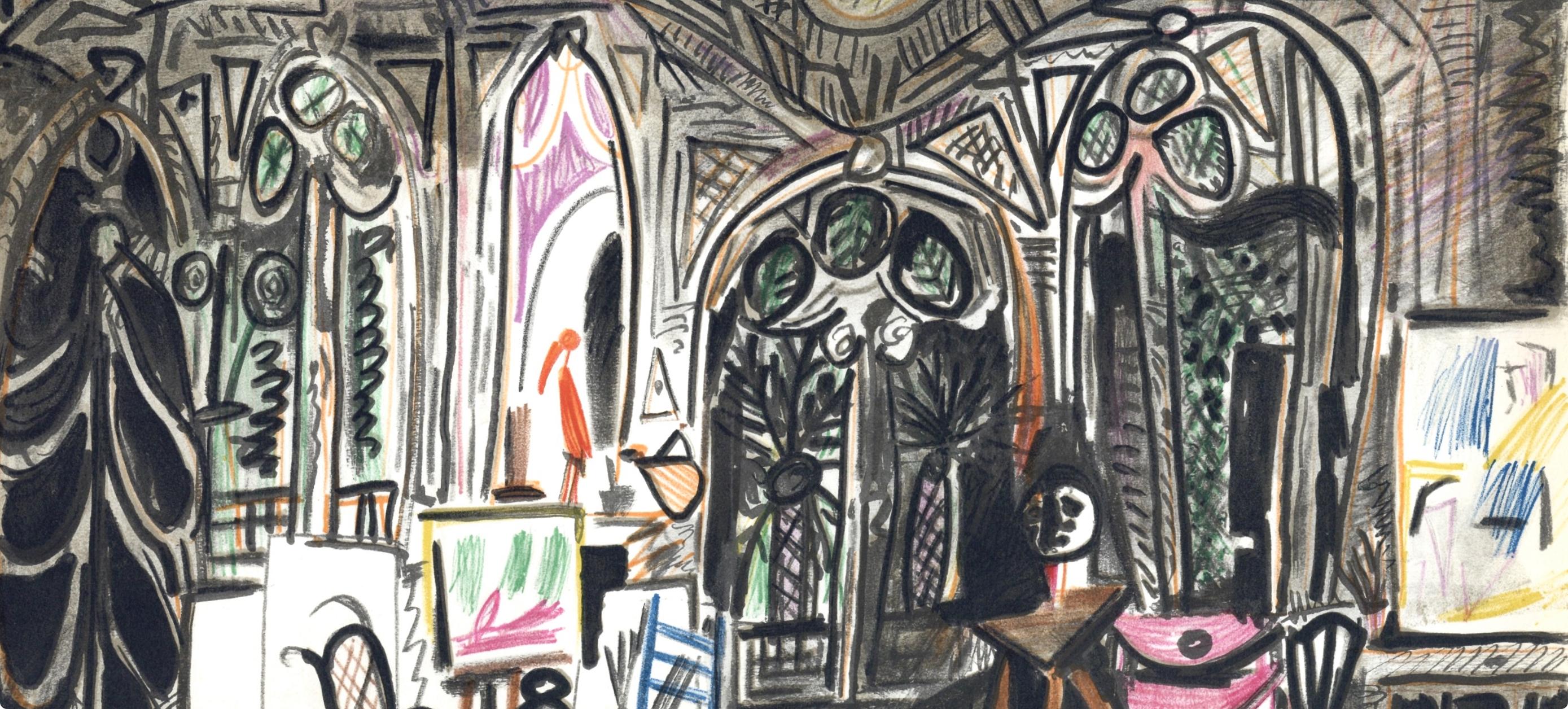 Picasso, Carnet de la Californie I (Bloch/Livres 94; Cramer 101) (after) - Cubist Print by Pablo Picasso
