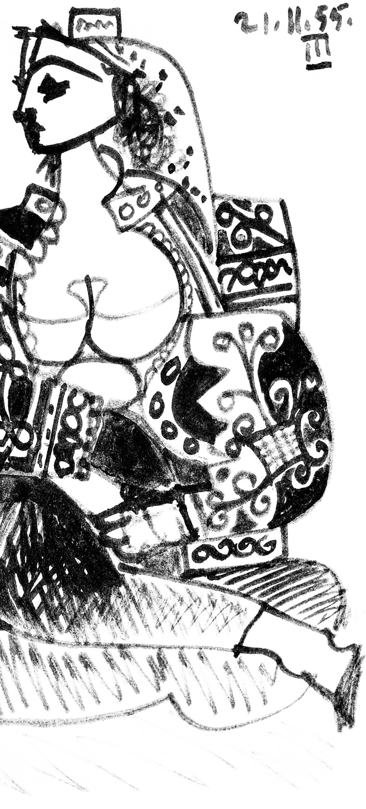 Picasso, Carnet de la Californie II (Bloch/Livres 94; Cramer 101) (after) - Cubist Print by Pablo Picasso