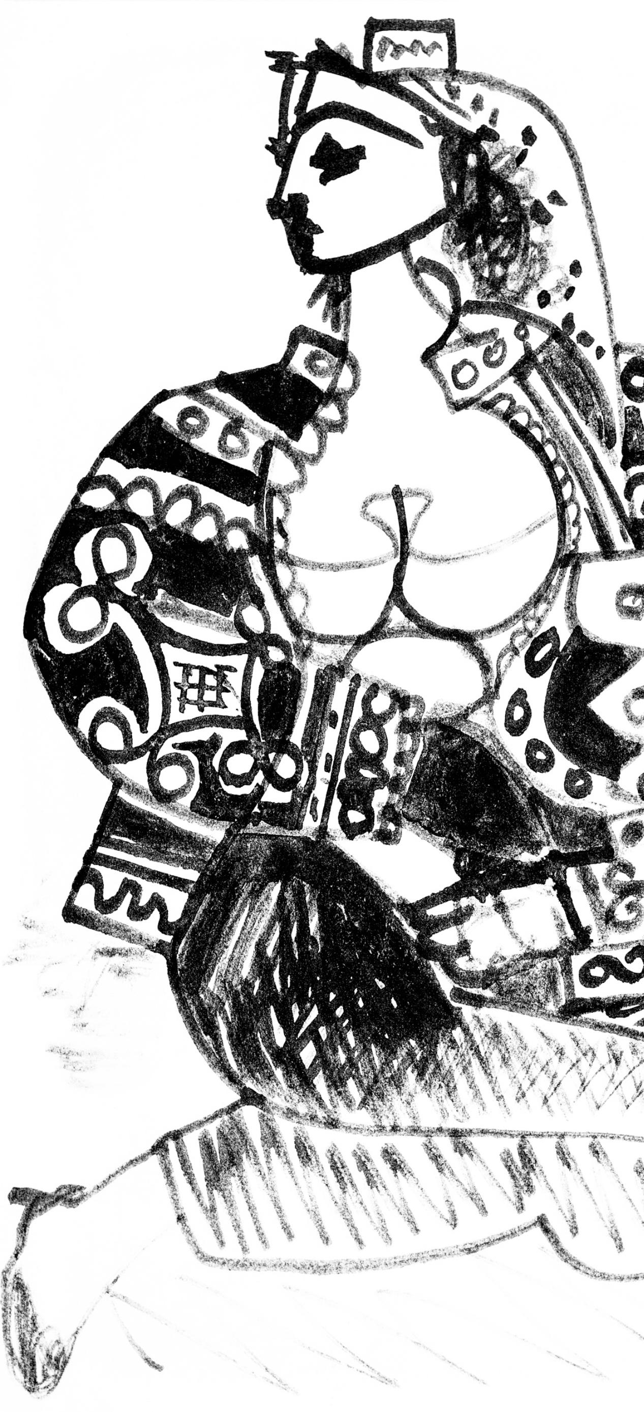 Picasso, Carnet de la Californie II (Bloch/Livres 94; Cramer 101) (after) - Black Figurative Print by Pablo Picasso