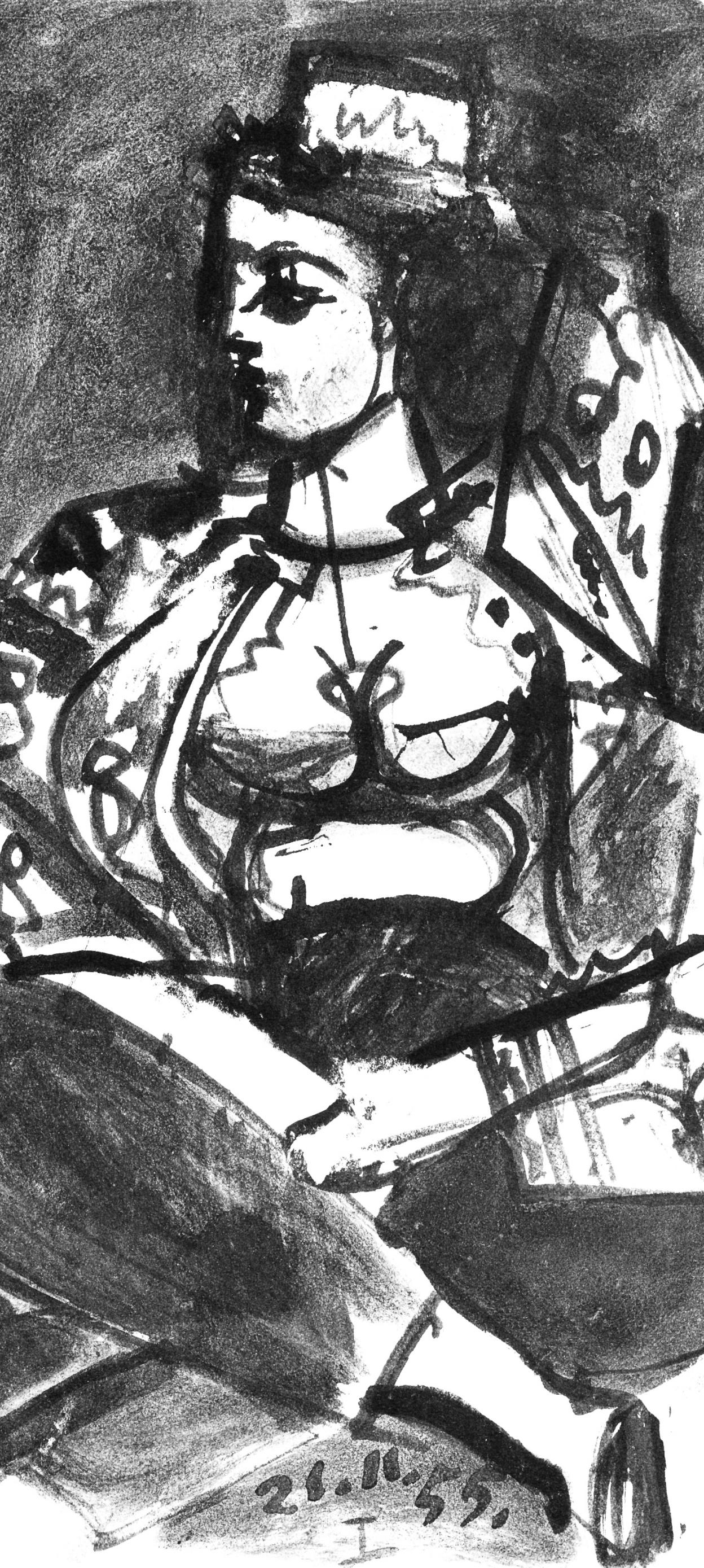 Picasso, Carnet de la Californie IV (Bloch/Livres 94; Cramer 101) (dopo) - Print di Pablo Picasso