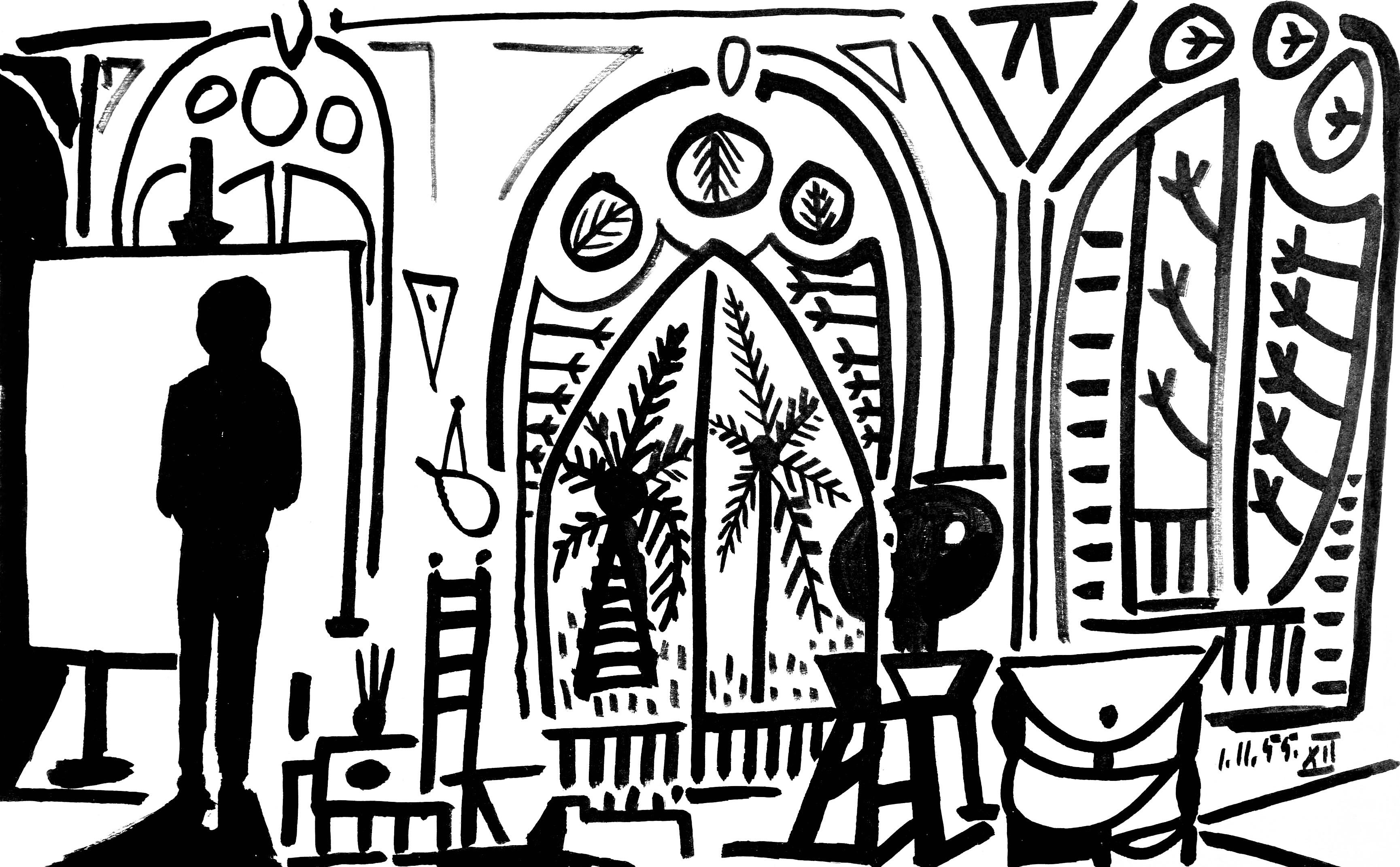 Picasso, Carnet de la Californie IX (Bloch/Livres 94; Cramer 101) (after)