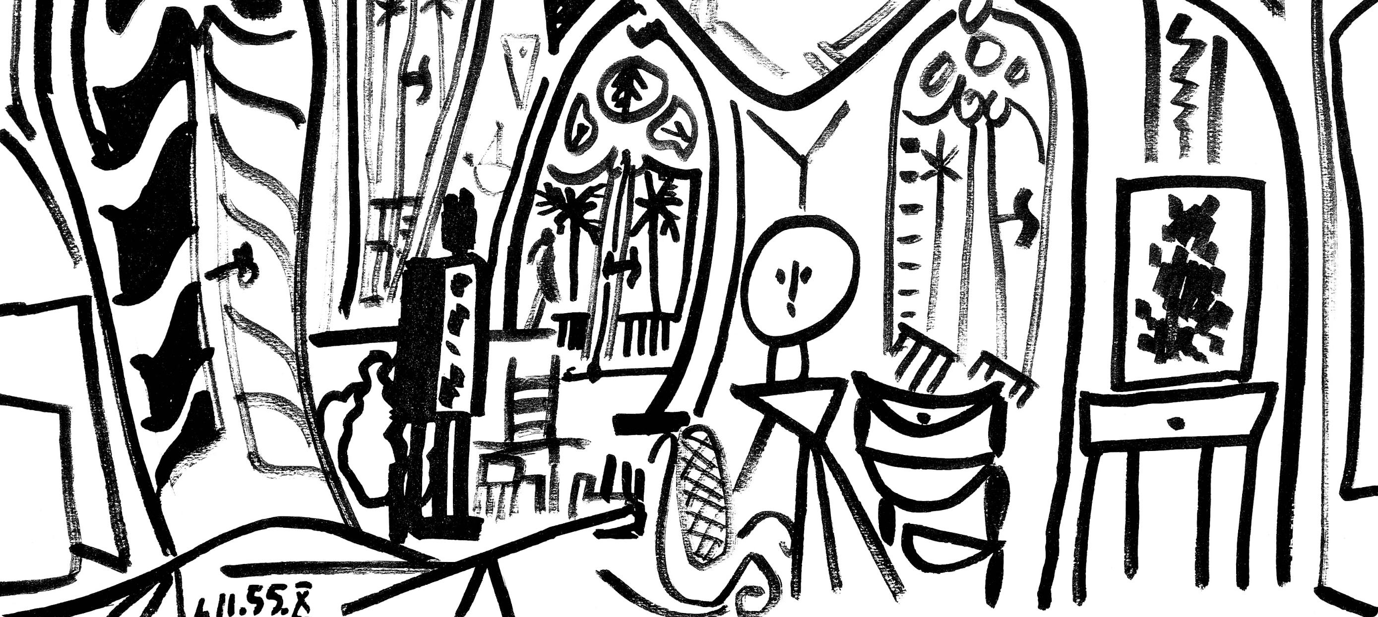 Picasso, Carnet de la Californie V (Bloch/Livres 94; Cramer 101) (after) - Cubist Print by Pablo Picasso