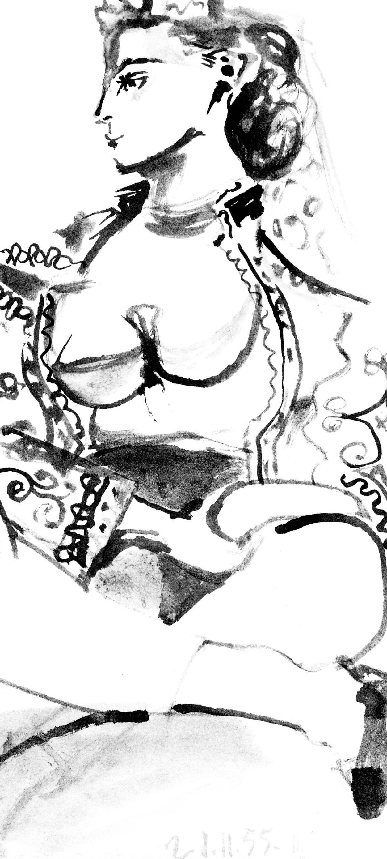 Picasso, Carnet de la Californie VI (Bloch/Livres 94; Cramer 101) (dopo) - Print di Pablo Picasso