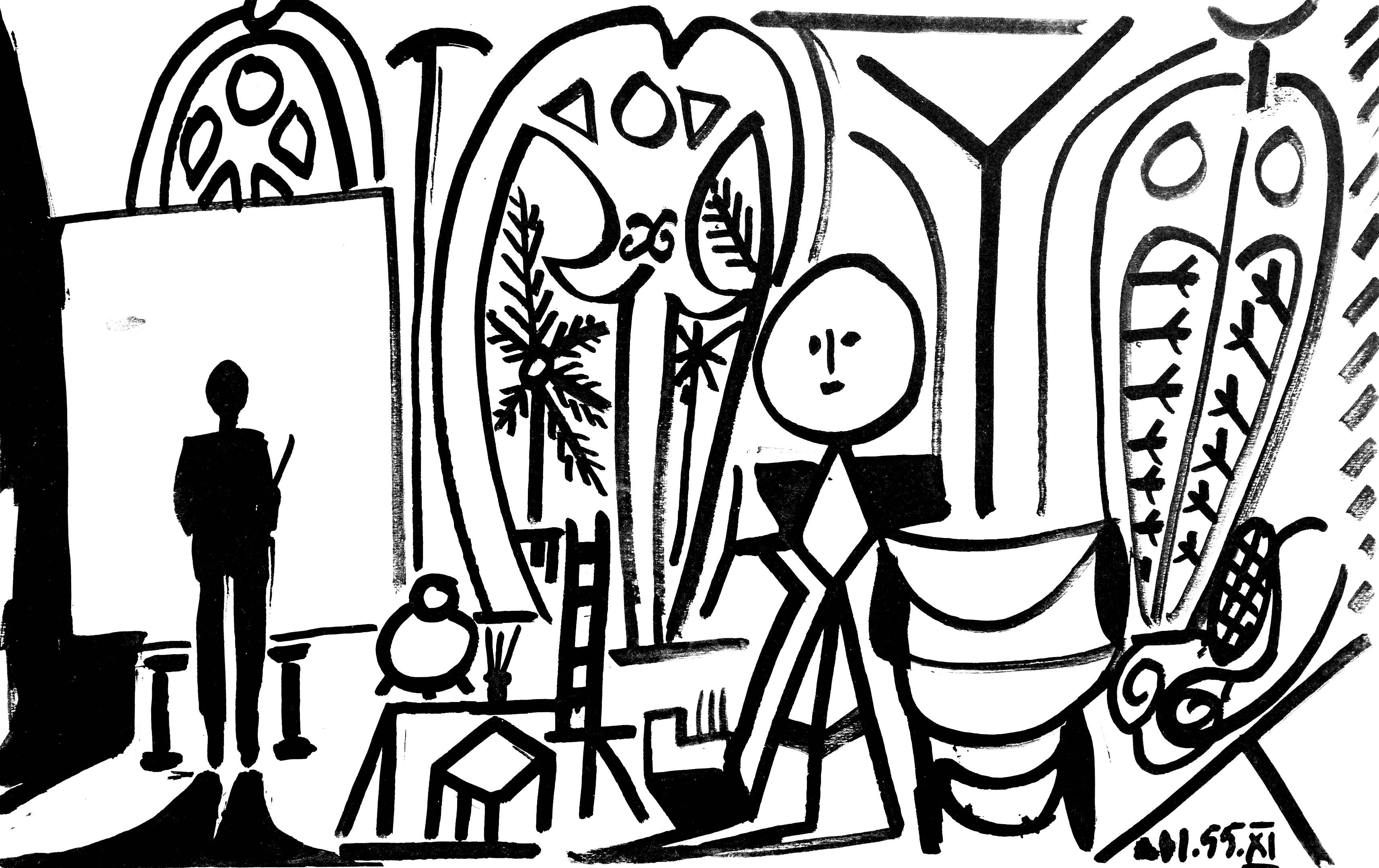 Picasso, Carnet de la Californie VII (Bloch/Livres 94; Cramer 101) (after)