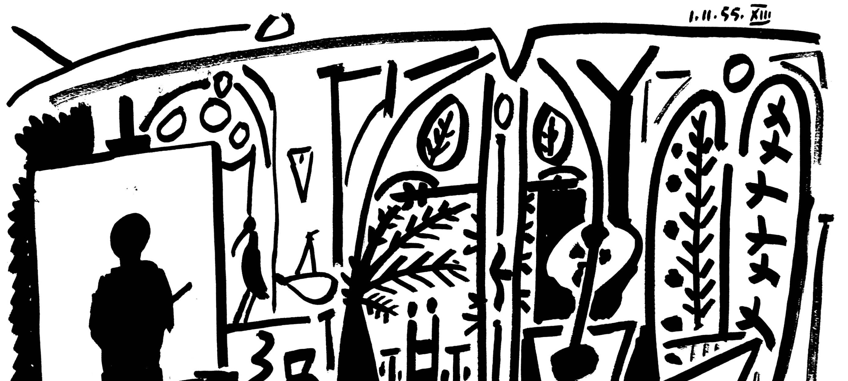 Picasso, Carnet de la Californie XI (Bloch/Livres 94; Cramer 101) (after) - Cubist Print by Pablo Picasso
