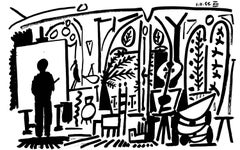 Picasso, Carnet de la Californie XI (Bloch/Livres 94; Cramer 101) (after)