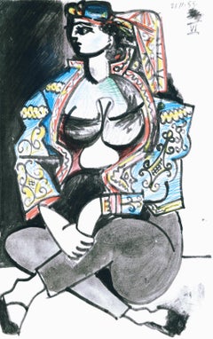 Picasso, Carnet de la Californie XII (Bloch/Livres 94; Cramer 101) (dopo)