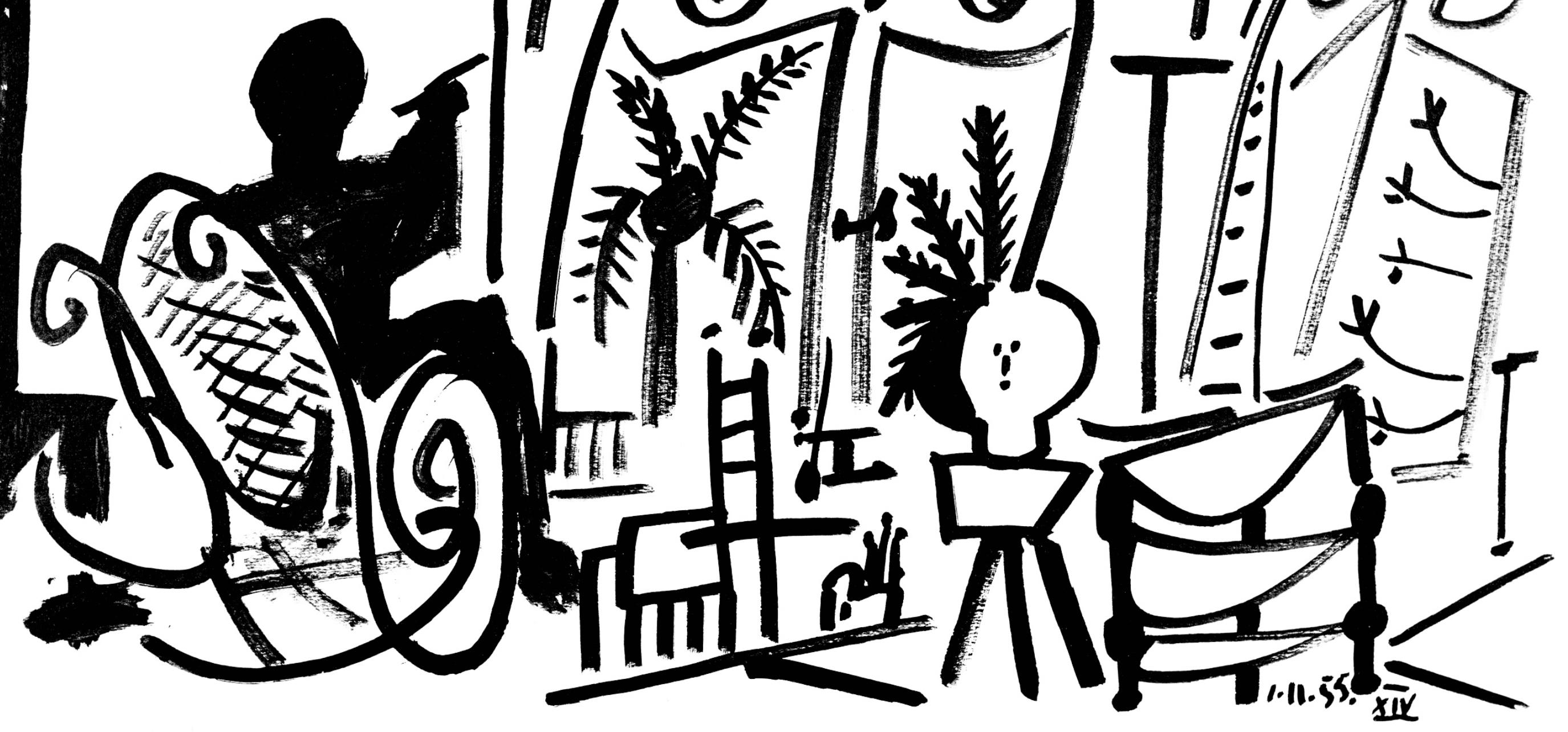 Picasso, Carnet de la Californie XIII (Bloch/Livres 94; Cramer 101) (after) - Print by Pablo Picasso