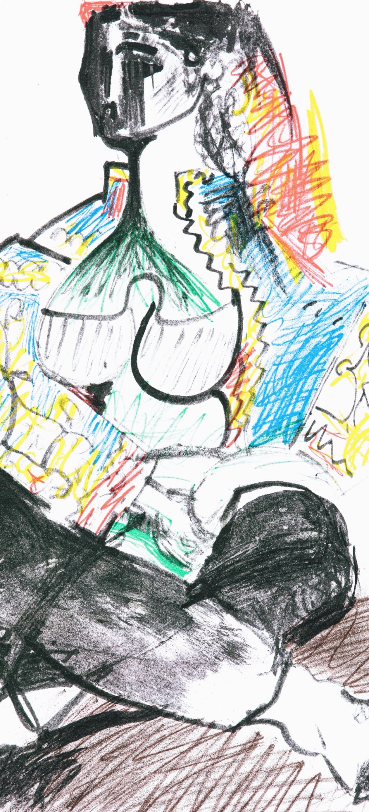 Picasso, Carnet de la Californie XIV (Bloch/Livres 94; Cramer 101) (dopo) - Print di Pablo Picasso