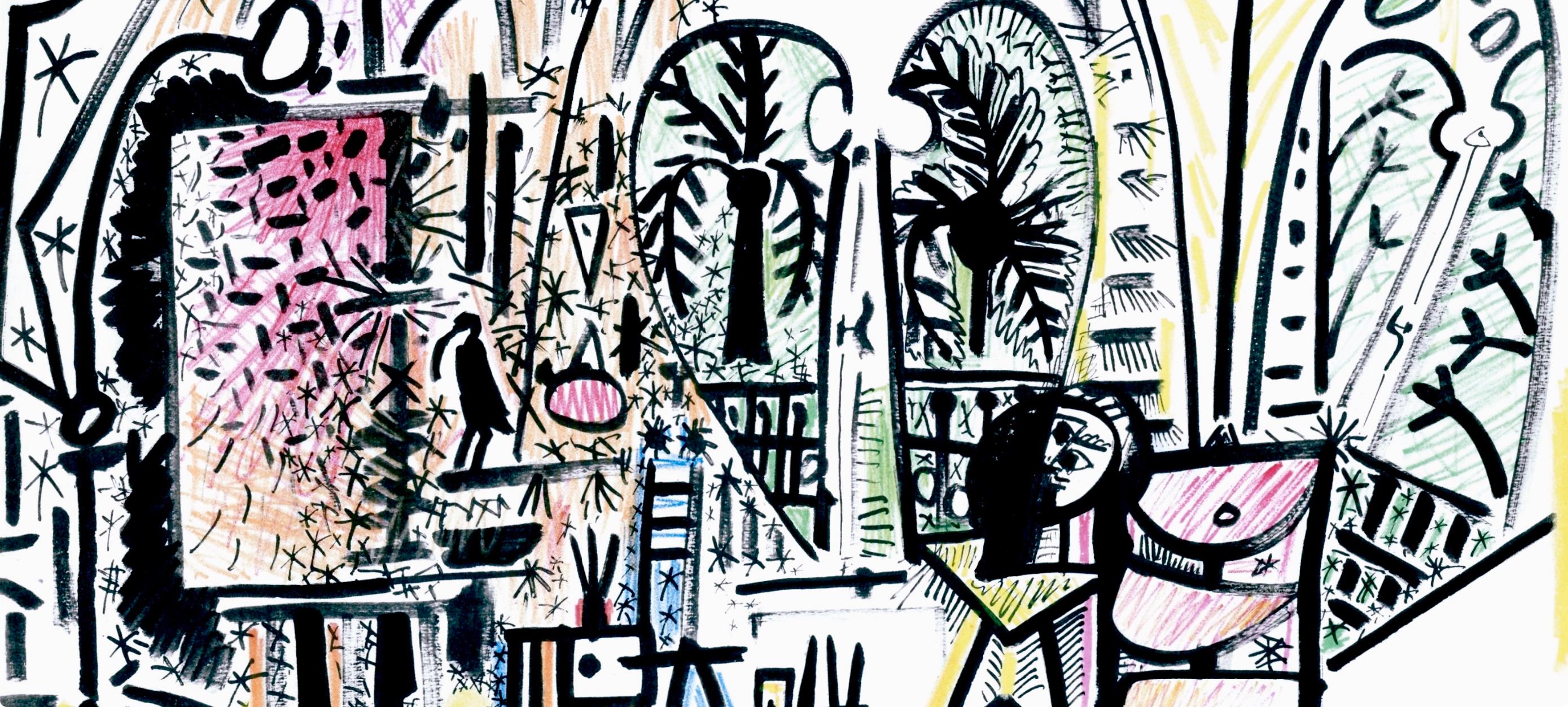 Picasso, Carnet de la Californie XV (Bloch/Livres 94; Cramer 101) (after) - Cubist Print by Pablo Picasso